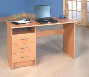 SoHo Homeworking Desk with 3-Drawers