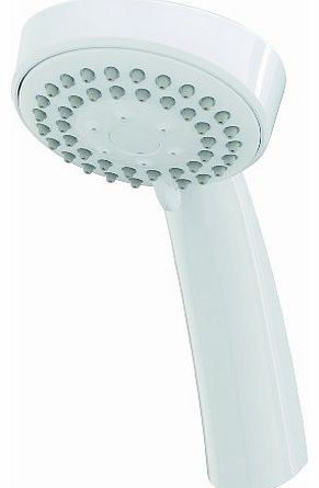 Triton 3 Position Shower Head - White