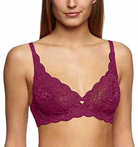 Triumph Amourette Wired Full Cup Womens Bra Wine 34B