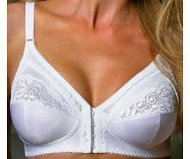 Triumph Claudette - 104 Front Fastening Bra -44 D. White