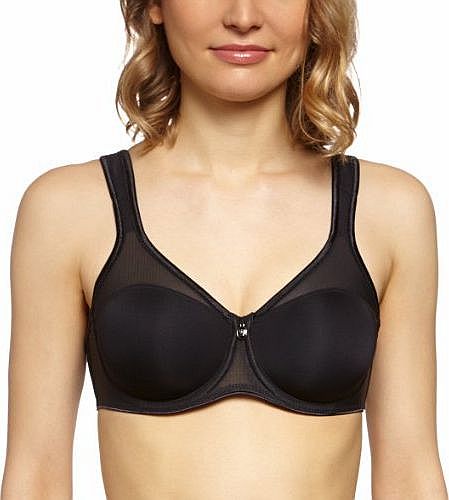 Shape Sensation Minimiser Bra Minimiser Womens Bra Black 38DD