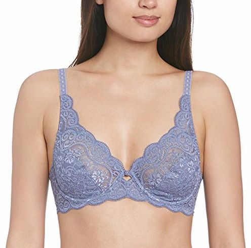 Triumph Womens Amourette 300 W Full Cup Everyday Bra, Blue (Twilight Blue), 38D