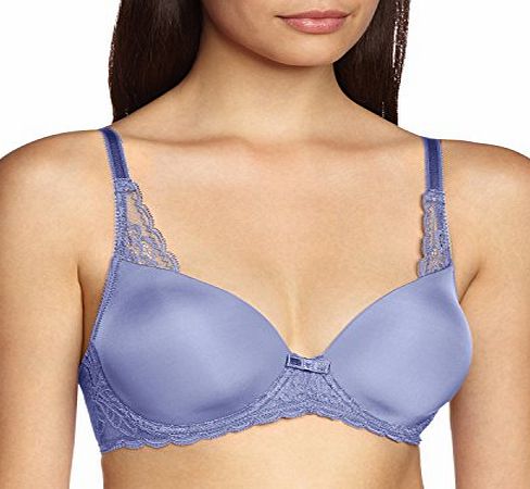 Triumph Womens Amourette Spotlight WHP Wired Floral Everyday Bra, Purple Dust, 32E