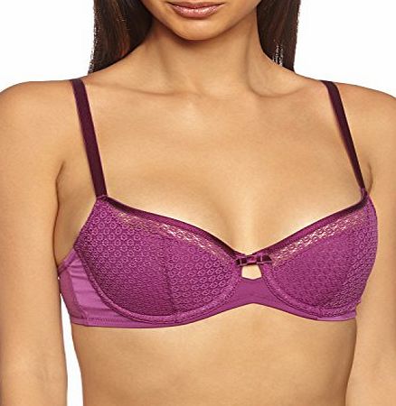 Triumph Womens Beauty-Full Basics WHP Half Cup Everyday Bra, Purple (Intensive Violet), 34E