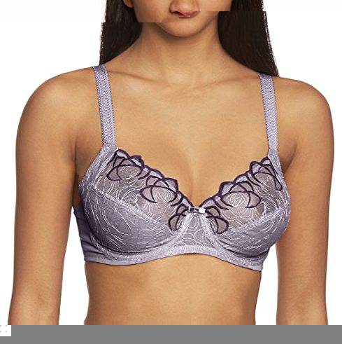 Triumph Womens Flower Passione W Full Cup Everyday Bra, Blue (Twilight Blue), 38DD