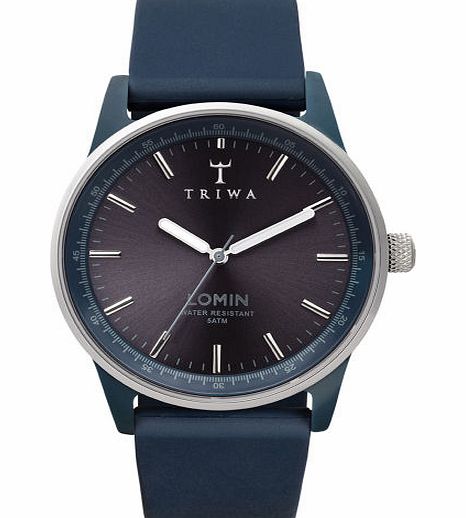 Triwa Mens Triwa Lomin Watch - Monocrome Navy Rubber