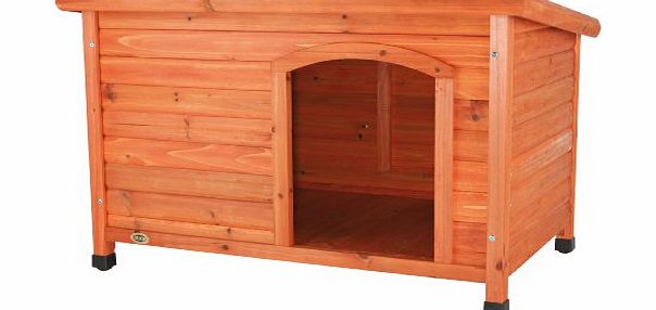 Trixie Natura Flat Roof Dog Kennel, Medium, 85 58 60 cm