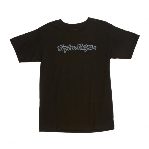 Mens Troy Lee Signature T-Shirt - Black