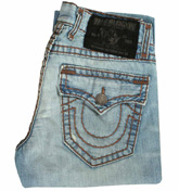 Light Blue Straight Leg Jeans