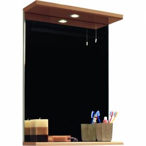 Trueshopping 550mm Beech Mirror with light