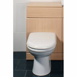 Trueshopping Beech Back To Wall Toilet Pan And