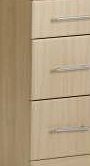 Trueshopping Beech Bathroom Storage Chest of 3