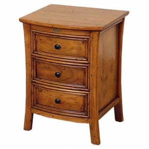 Trueshopping Cirrus Three Drawer Bedside Cabinet