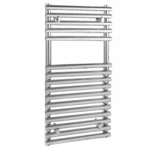 Flat Chrome Bar on Bar Towel Rail