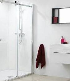 Trueshopping Frameless Single Slider Sliding Shower Door For