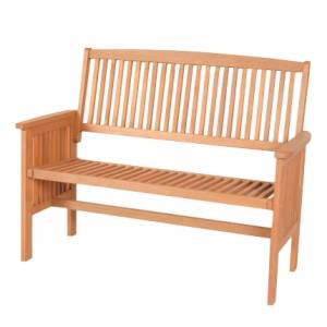 Trueshopping Hardwood Two Seater Bench