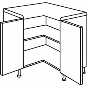 Trueshopping Ivory Tongue And Groove Style 950mm