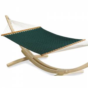 Luxury DOUBLE Hammock on Wooden