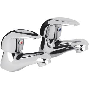 Modern Lever Chrome Bath Taps