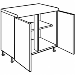 Trueshopping Pale Beech Saponetta Style 800mm