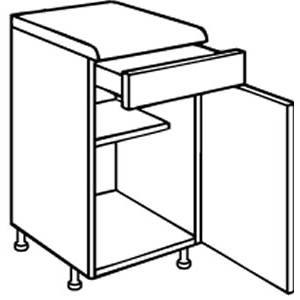 Trueshopping Pale Beech Shaker Style 500mm