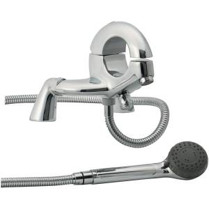 Round Deck Mounted Bath Shower Mixer