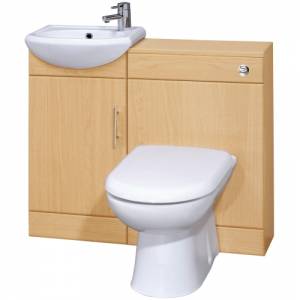 Trueshopping Sienna Vanity Unit Pack Beech