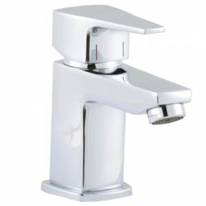 Square Chrome Bathroom Mono Basin