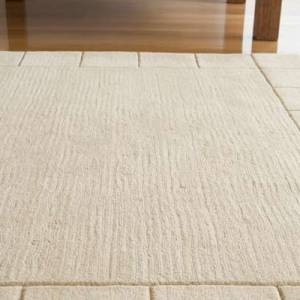 Trueshopping Status Modern Ivory Wool Rug