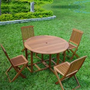 ``Stora`` Four place Hardwood Patio