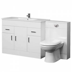 Trueshopping Turin 1000mm Vanity Unit and Back