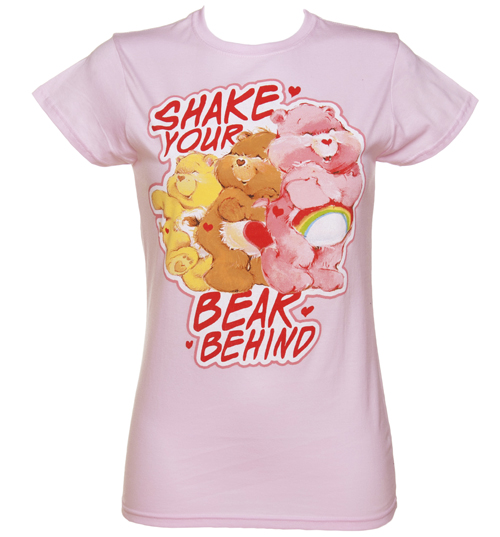 Ladies Baby Pink Care Bears Shake Your Bear