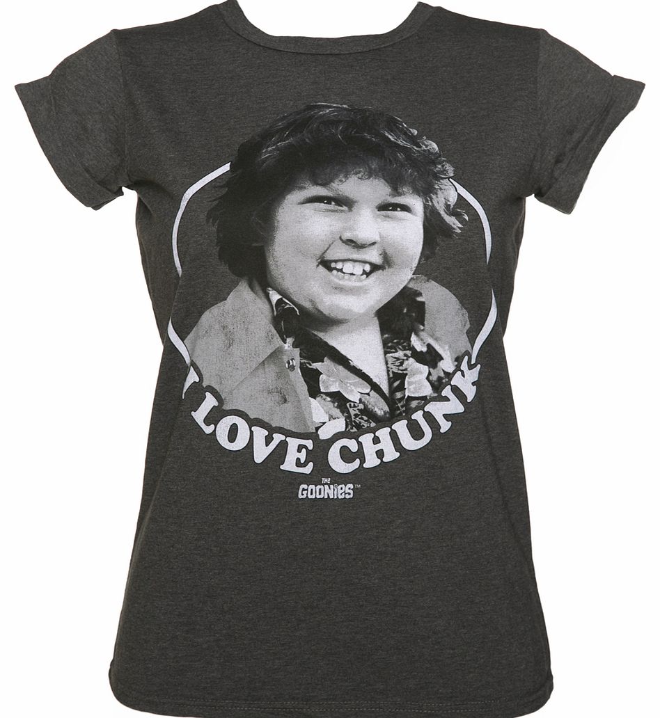 Ladies I Love Chunk Goonies Rolled Sleeve