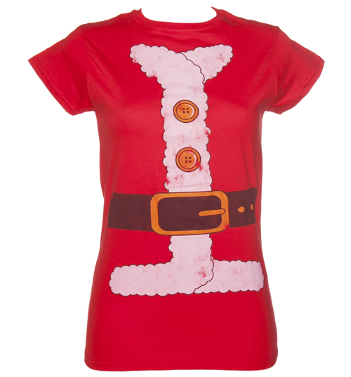 Ladies Santa Costume T-Shirt