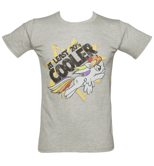 Mens Grey Marl My Little Pony Friendship Is