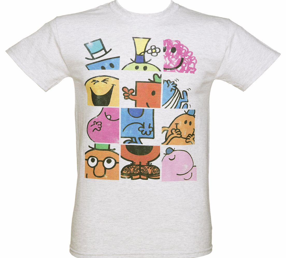 Mens Mr Men Mash Ups Heavyweight T-Shirt