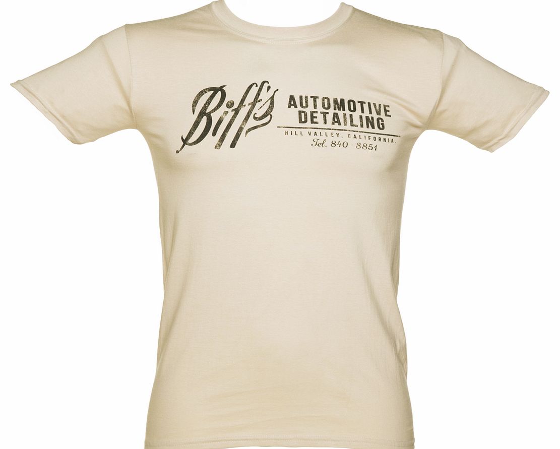 Mens Off White Biffs Automotive Detailing T-Shirt