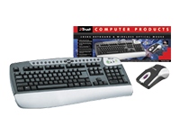 TRUST 280KS KEYBOARD & WIRELESS OPTICAL MOUSE UK