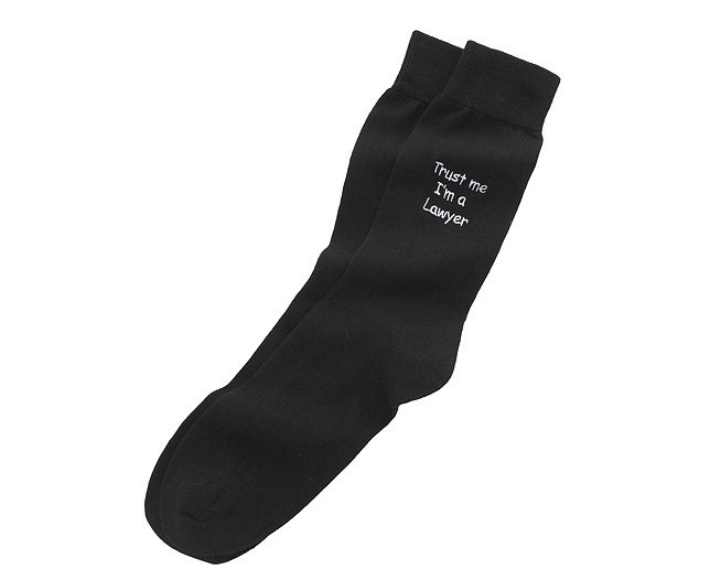 me I` a Lawyer Socks