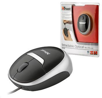 trust Retractable Optical Mini Mouse MI-2850Sp - Ref. 15395