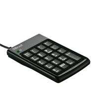 Trust XpertTouch Numeric Keypad Built in 2 port USB Hub KP-1200p