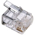 TUK Clear 4-Way RJ11 Linecord Plug (Ref Paf)