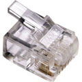 TUK Clear 6-Way RJ12 Linecord Plug(Ref Pah)