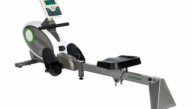 Tunturi Go Row 30 Foldable Rowing Machine - Grey/Green