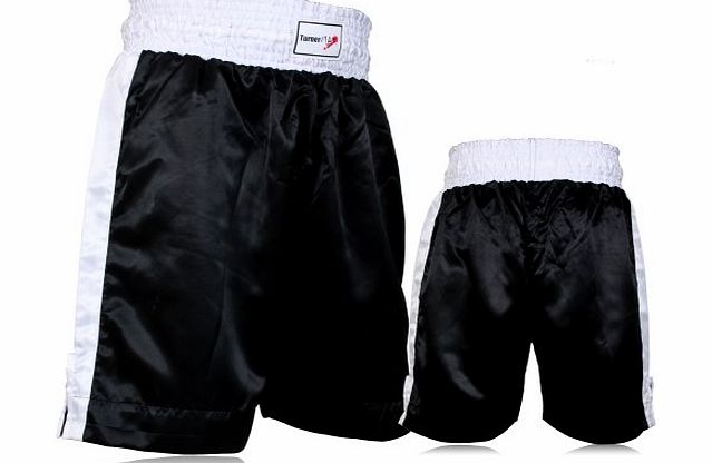 Boxing Shorts Training Gym Club Fighting Grappling Trunks MMA Boxing short Black X-Large