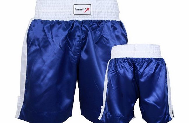 TurnerMAX Boxing Trunks MMA Grappling Kick Martial Arts Muay Thai Shorts Fight Cage Men Gym Large