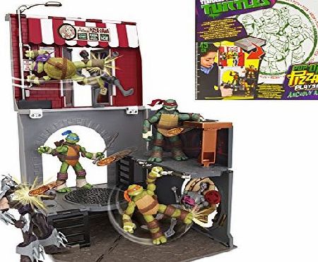 Turtles Teenage Mutant Ninja Turtles Pop-Up Pizza Playset Anchovy Alley