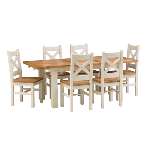 150cm-200cm Dining Set with 6