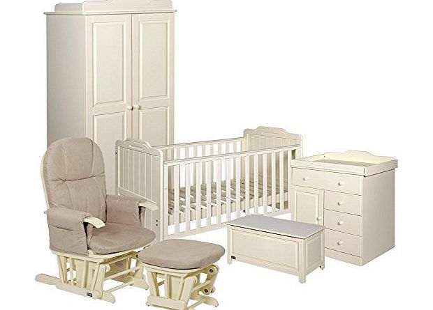 Alexia 6 Piece Room Set - Vanilla