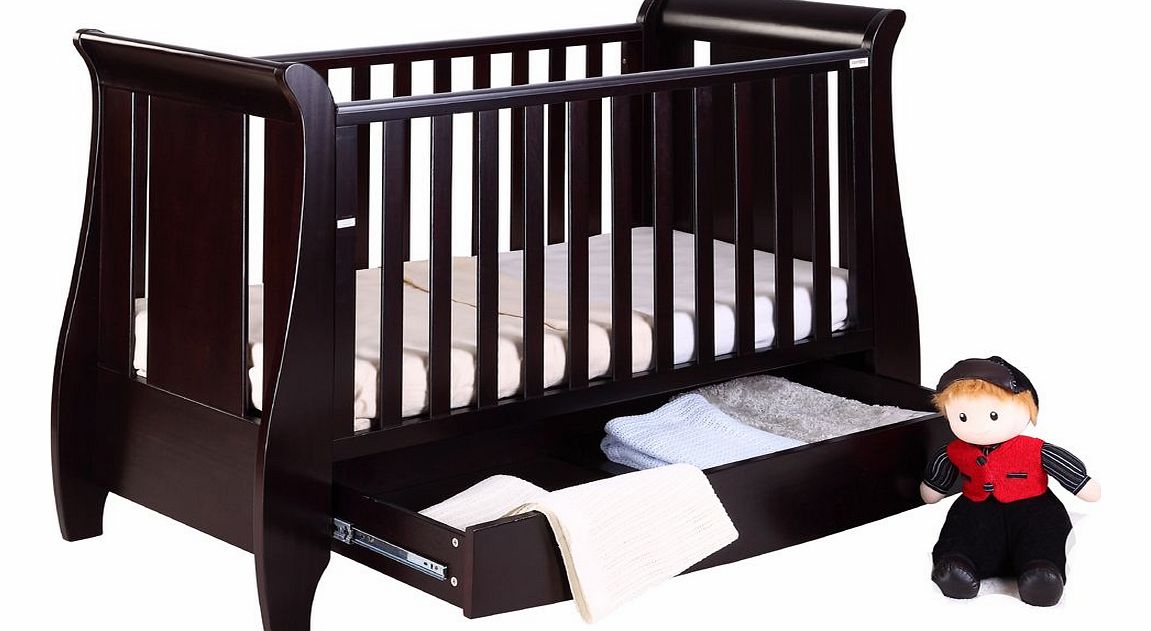 Tutti Bambini Katie Espresso Sleigh Cot